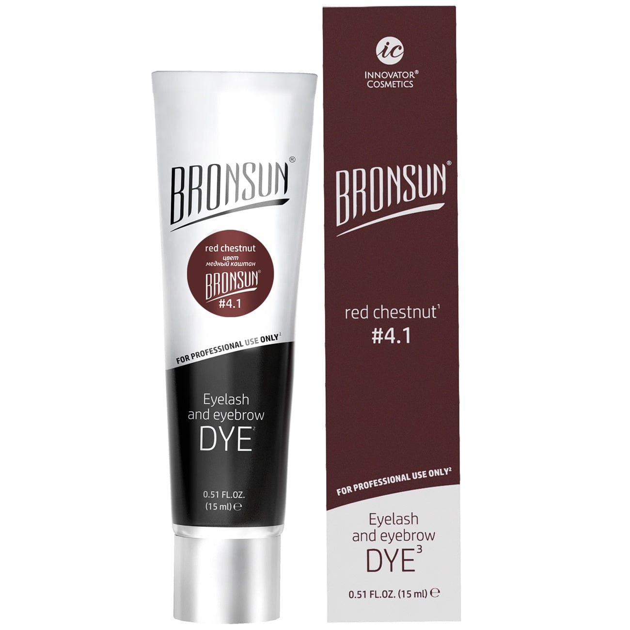 Bronsun Brow & Lash Dye Red Chestnut #4.1 Lashes & Brows - Bronsun - Luxe Pacifique