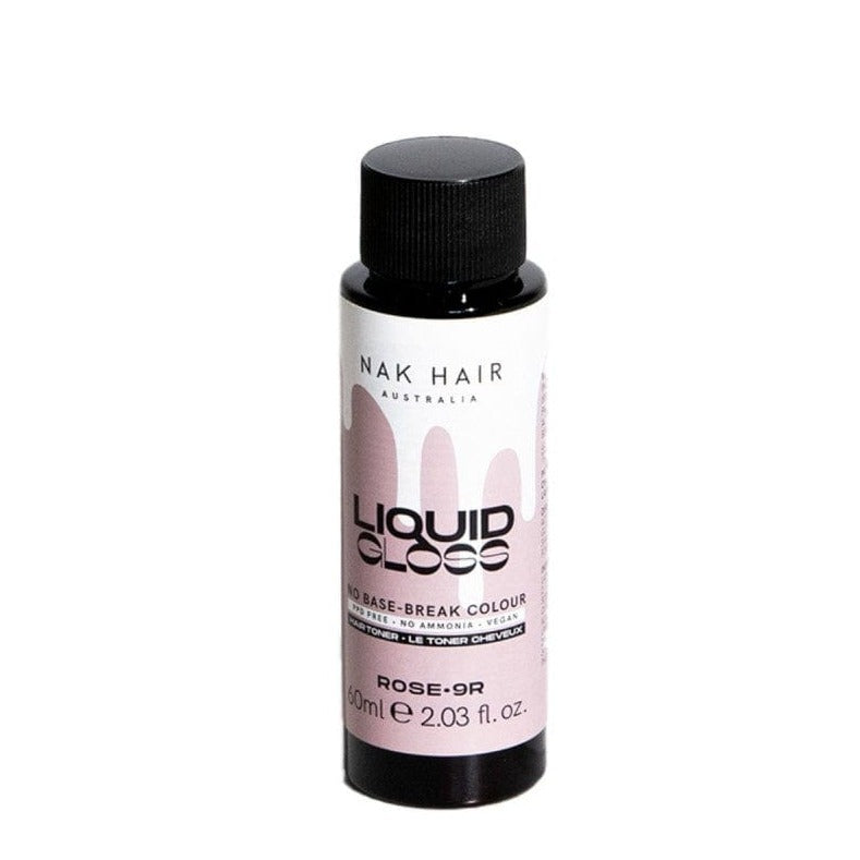 NAK Liquid Gloss Rose - 9r - 60ml Hair - Nak Hair - Luxe Pacifique