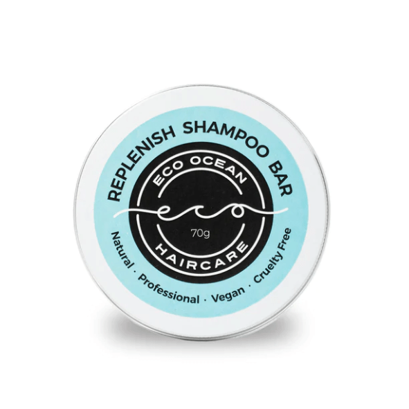 Eco Ocean Replenish Shampoo Bar 70g RRP 26.00 Hair - Rox Lox - Luxe Pacifique