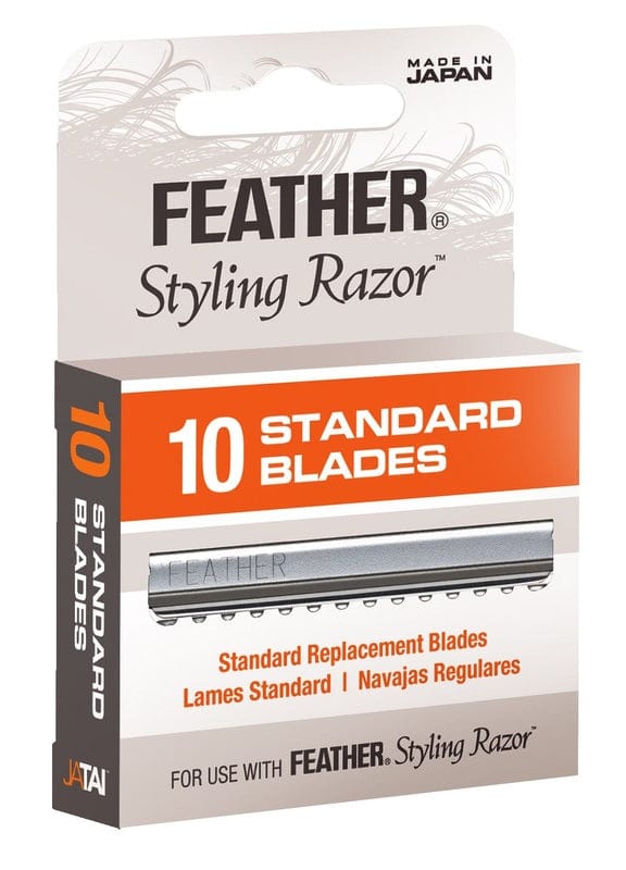 Feather Styling Razor Blades 10pk Barber - Kiepe - Luxe Pacifique