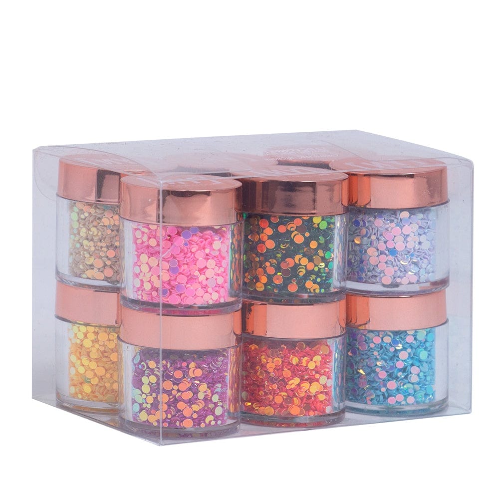 12 Piece Confetti Collection Nails - Young Nails - Luxe Pacifique