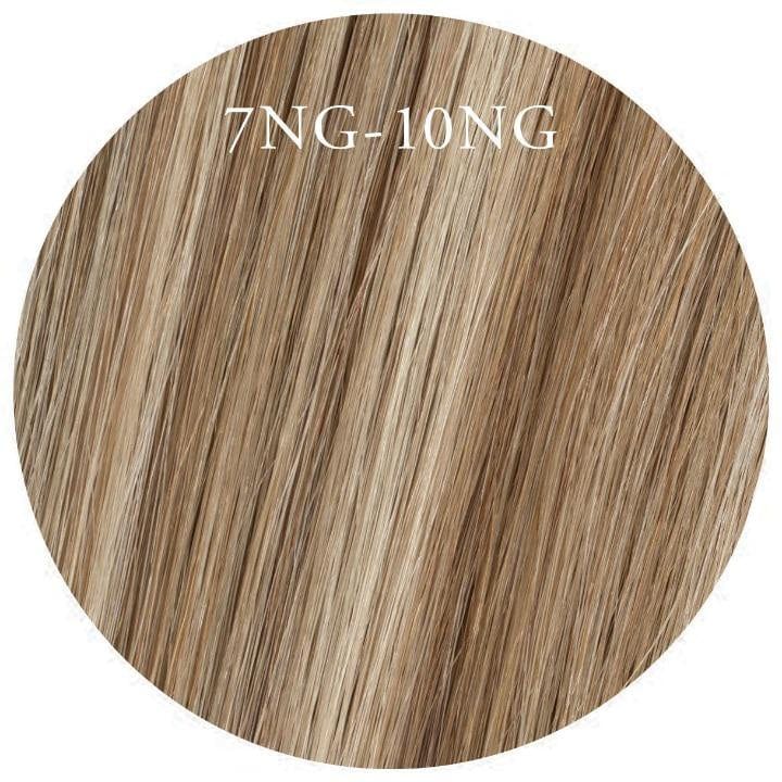 14&quot; Slimline Tape - Light Blonde Highlights Hair 7NG-10NG - 10pc Hair - Showpony - Luxe Pacifique