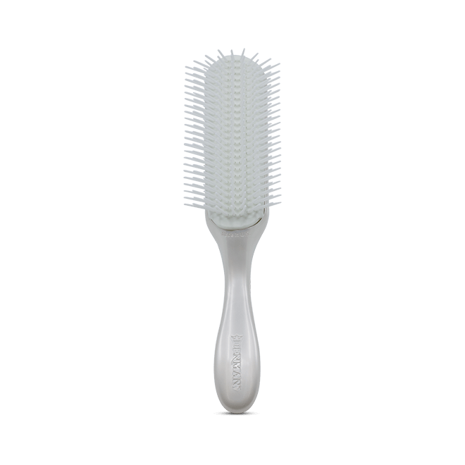 Classic Large Styler Pin Brush Pearl White Hair - Denman - Luxe Pacifique