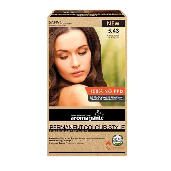 5.43CG Light Brown (Copper-Gold) Hair - Aromaganic - Luxe Pacifique