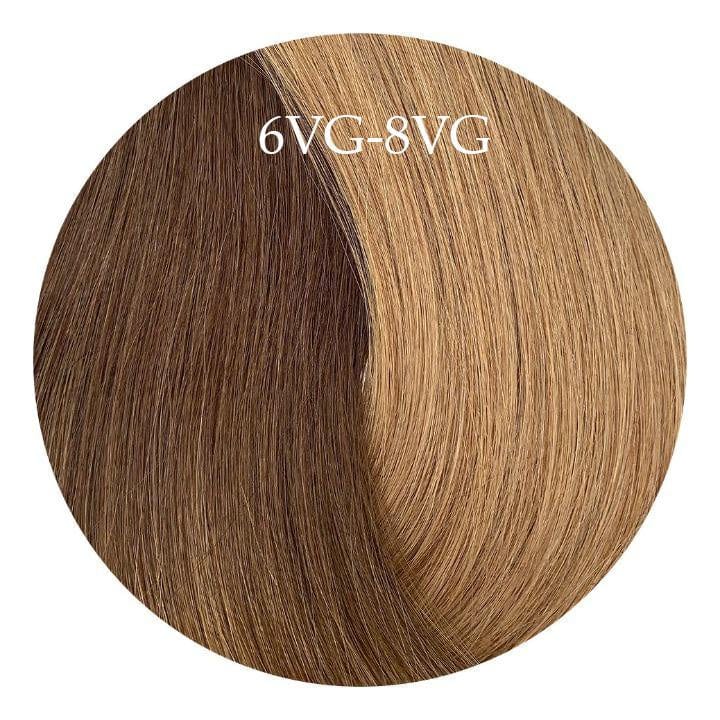 7 piece Clip in Set 20" - Ombre Cool Brown 6VG-8VG Hair - Showpony - Luxe Pacifique