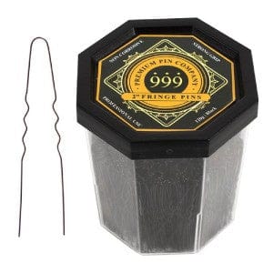999 Fine Fringe Pins 2&quot; Black Hair - 999 - Luxe Pacifique