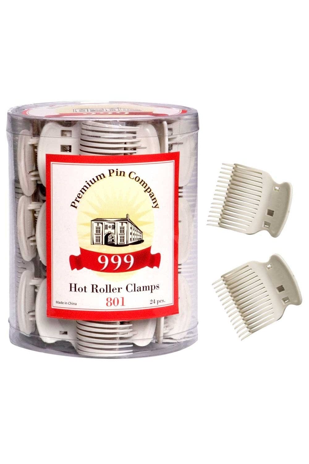 999 Hot Roller Clamps 801 24pk Hair - 999 - Luxe Pacifique