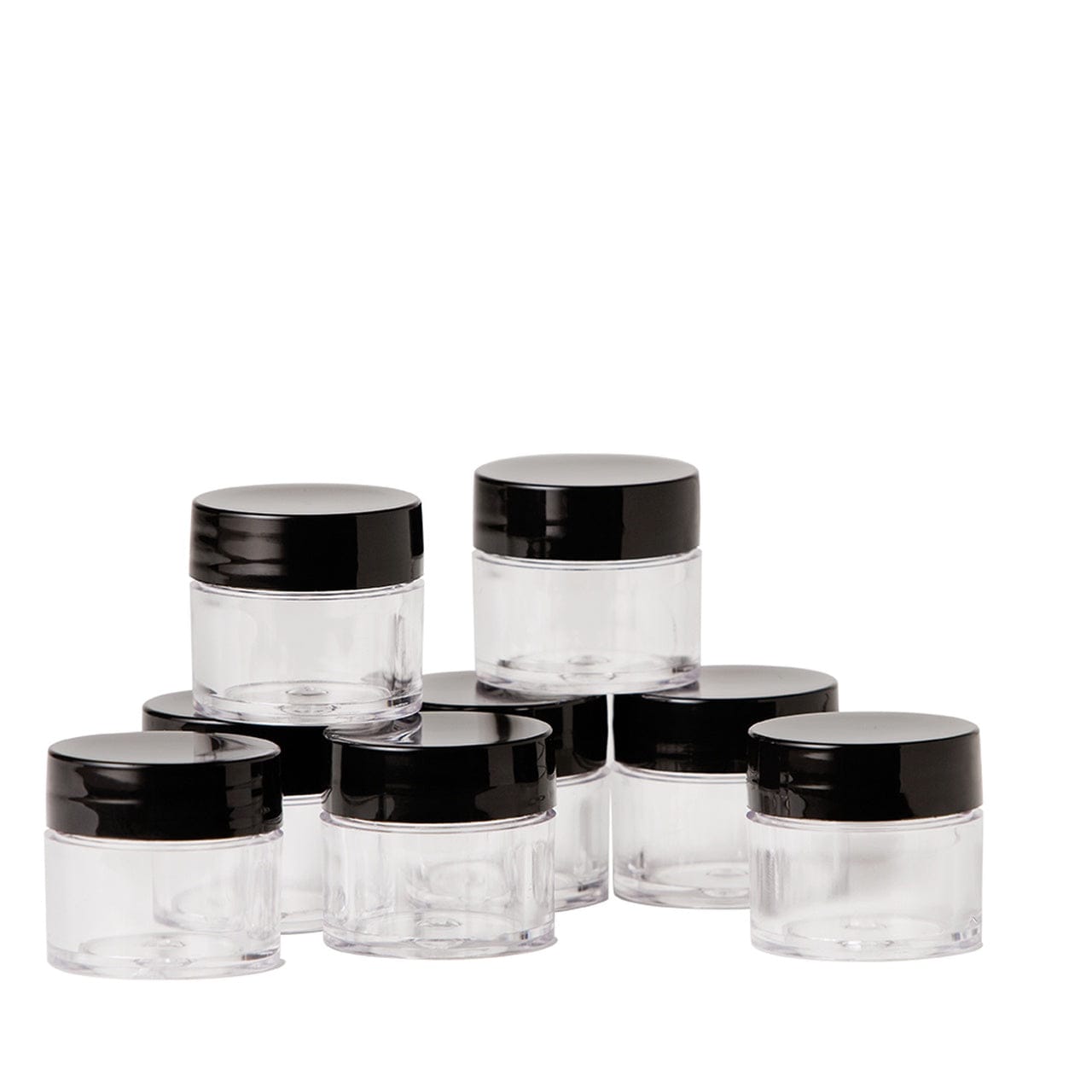 7ml Mixing Jars, Clear (8pk) Nails - Young Nails - Luxe Pacifique