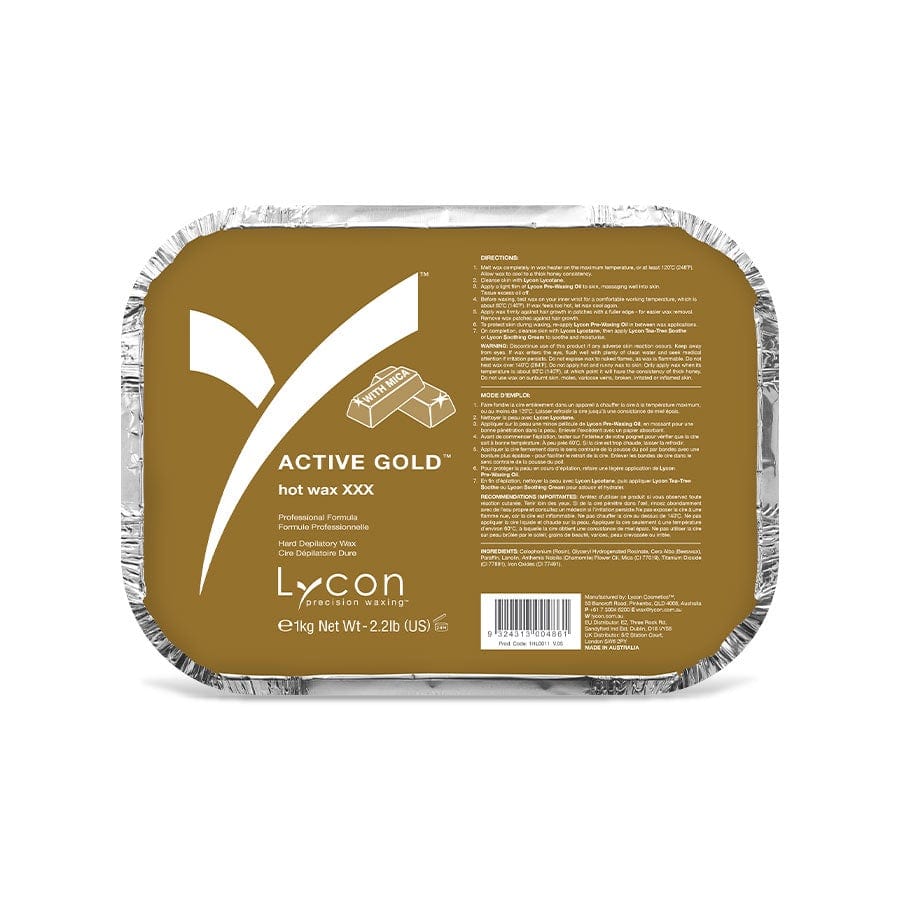 Active Gold Hot Wax 1kg Waxing - Lycon - Luxe Pacifique