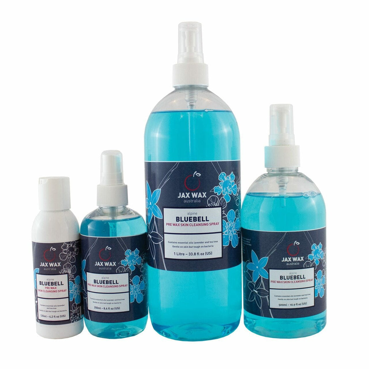 Alpine Bluebell Pre Wax Skin Cleansing Spray 100ml Beauty - Jax Wax - Luxe Pacifique
