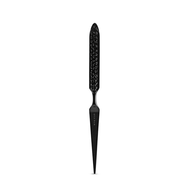 Back Comber Pin Tail Brush Black Hair - Denman - Luxe Pacifique