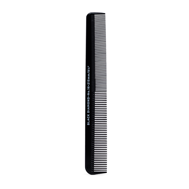 Black Diamond 215mm Military Comb Hair - Denman - Luxe Pacifique