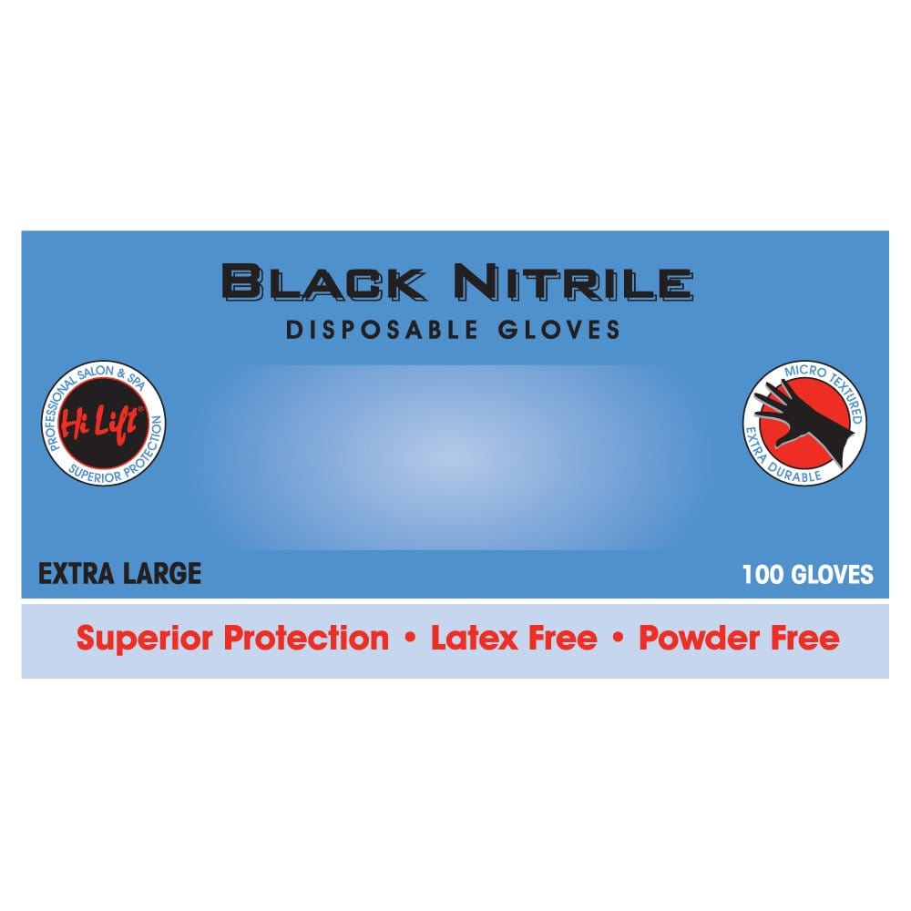 Black Shield Nitrile Gloves 100pcs X-Large BEAUTY - Hilift - Luxe Pacifique