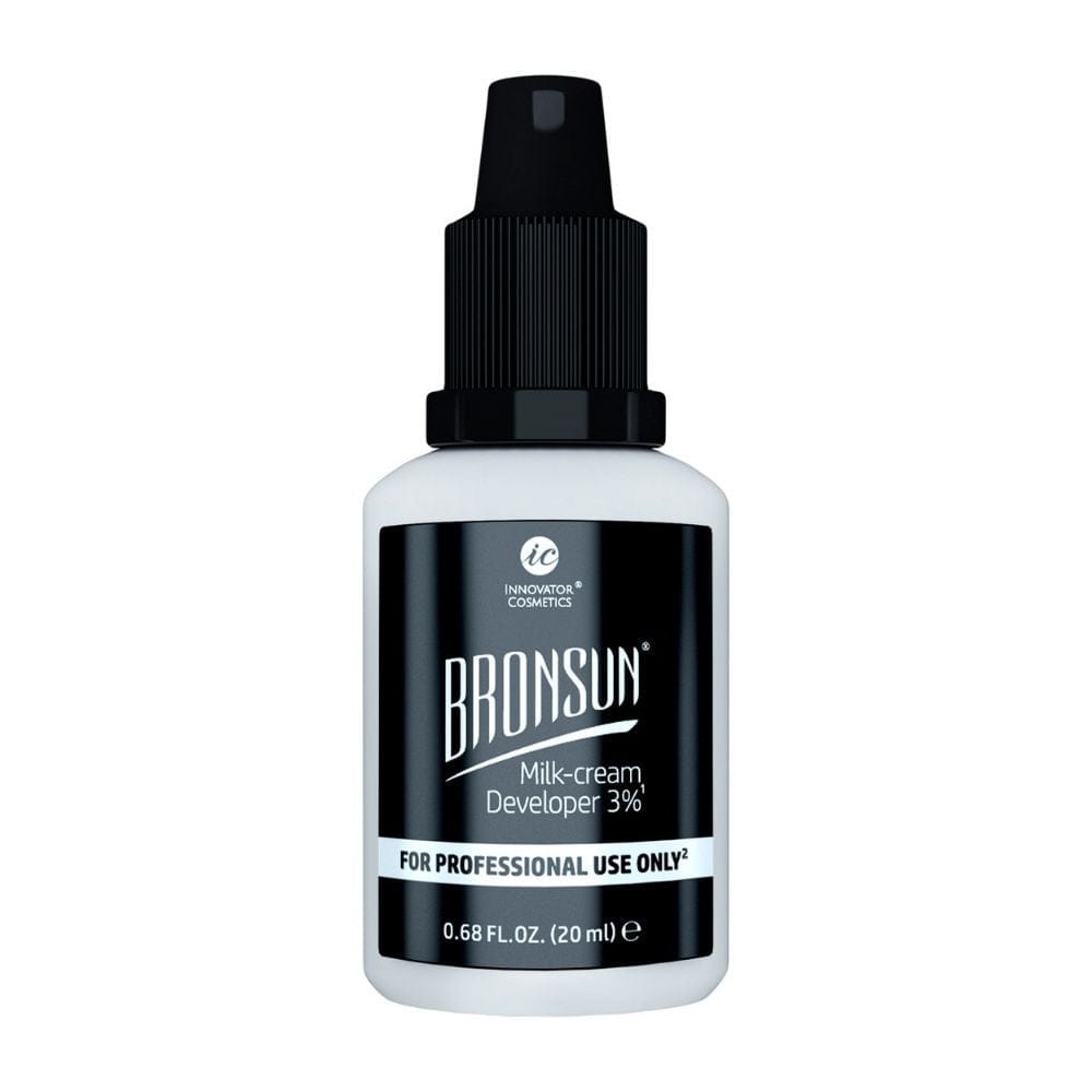 Bronsun Milk Cream Developer 3% 20ml Lashes &amp; Brows - Bronsun - Luxe Pacifique