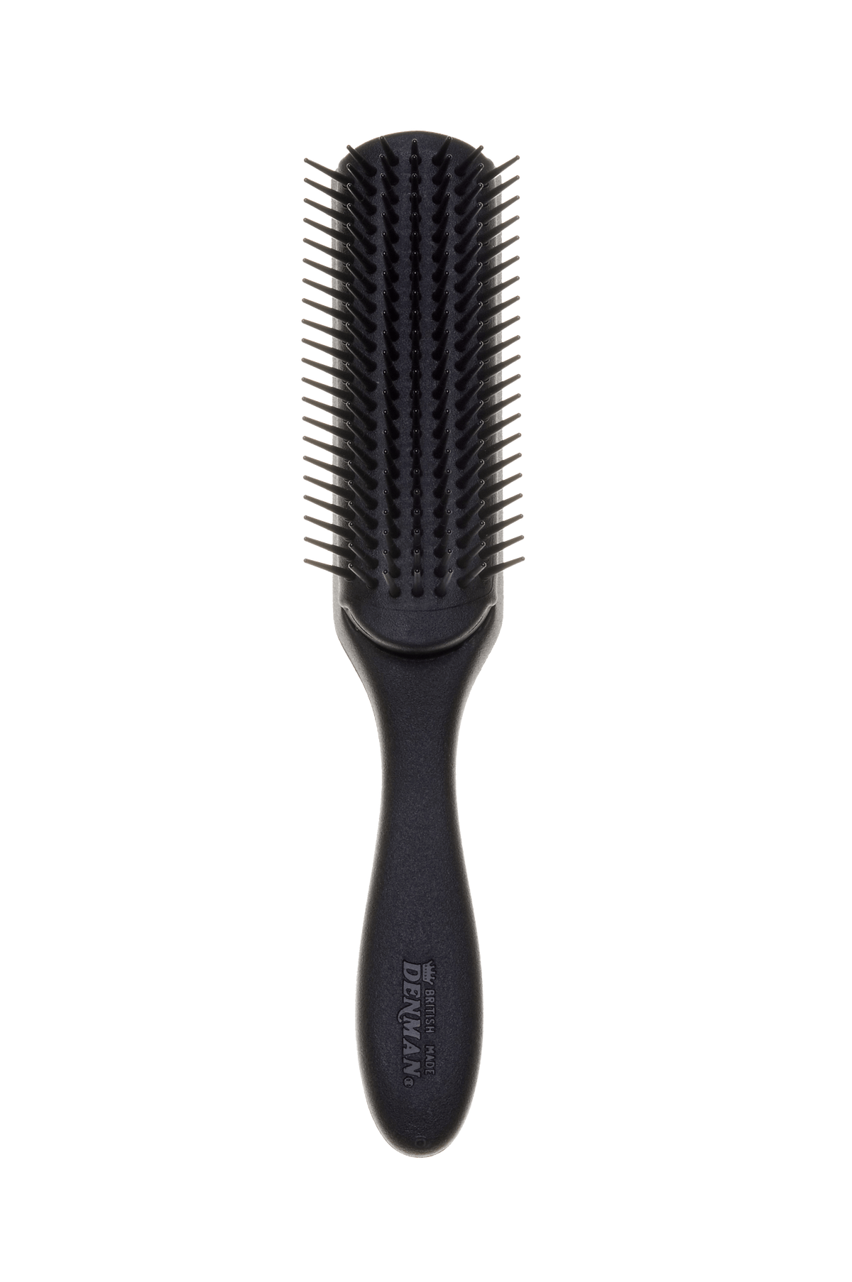 Classic Medium Gents Styler Brush Black Hair - Denman - Luxe Pacifique