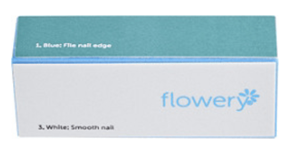 Flowery 4 Way Buffer Block Nails - Dateline - Luxe Pacifique