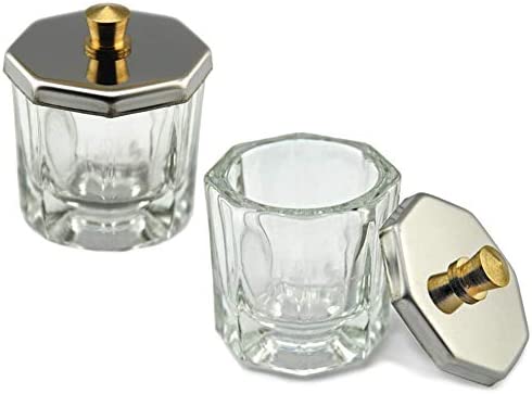 Glass Dappen Dish - with lid Nails - Beauty World - Luxe Pacifique