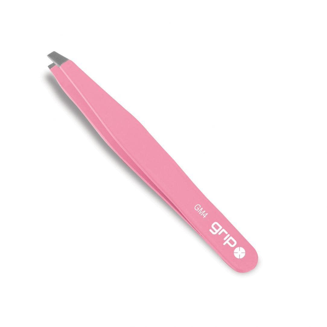 Grip Matte Claw Straight Tweezer Light Pink GM4 Beauty - Caron Lab - Luxe Pacifique