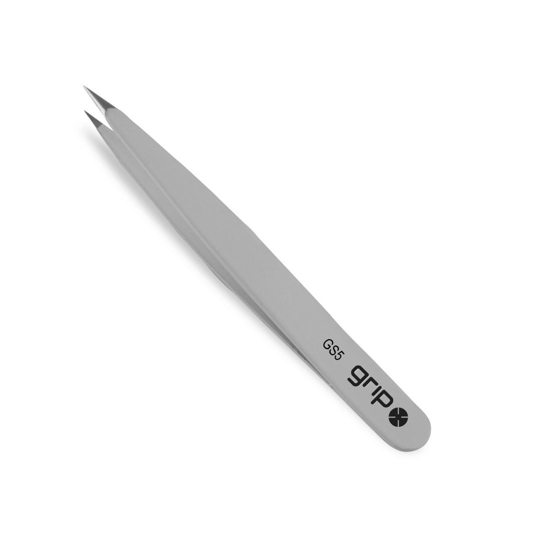 Grip SS Pointed Tweezer GS5 Beauty - Caron Lab - Luxe Pacifique