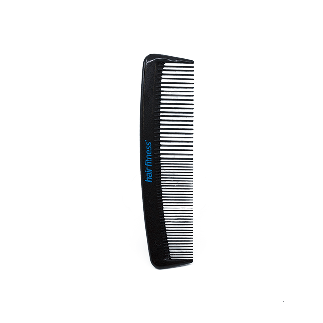 Hair Fitness Mens Carbon Pocket Comb Black Hair - Denman - Luxe Pacifique