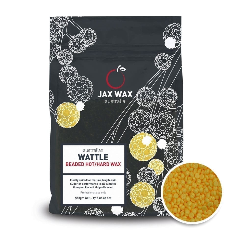 Hot Wax Australian Wattle 500g Waxing - Jax Wax - Luxe Pacifique