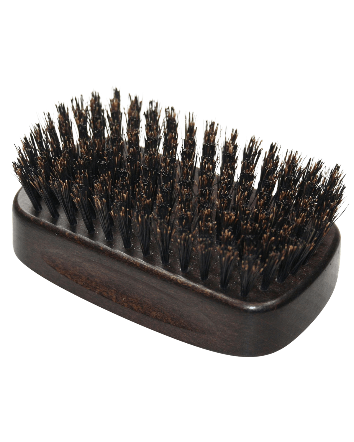 Italian Dark Beechwood Military Brush - UK Made Hair - Denman - Luxe Pacifique