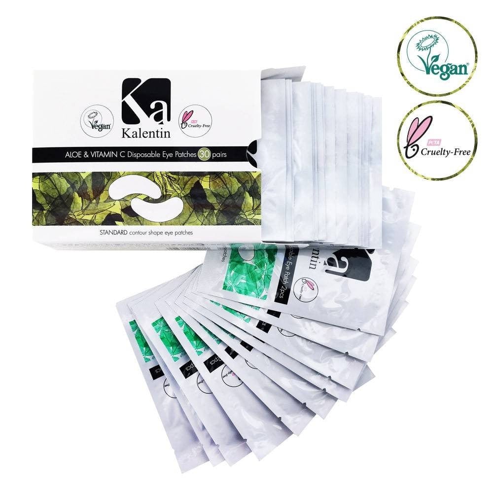 Kalentin Vegan Aloe & Vitamin C Eye Patch Box Lashes & Brows - Kalentin - Luxe Pacifique