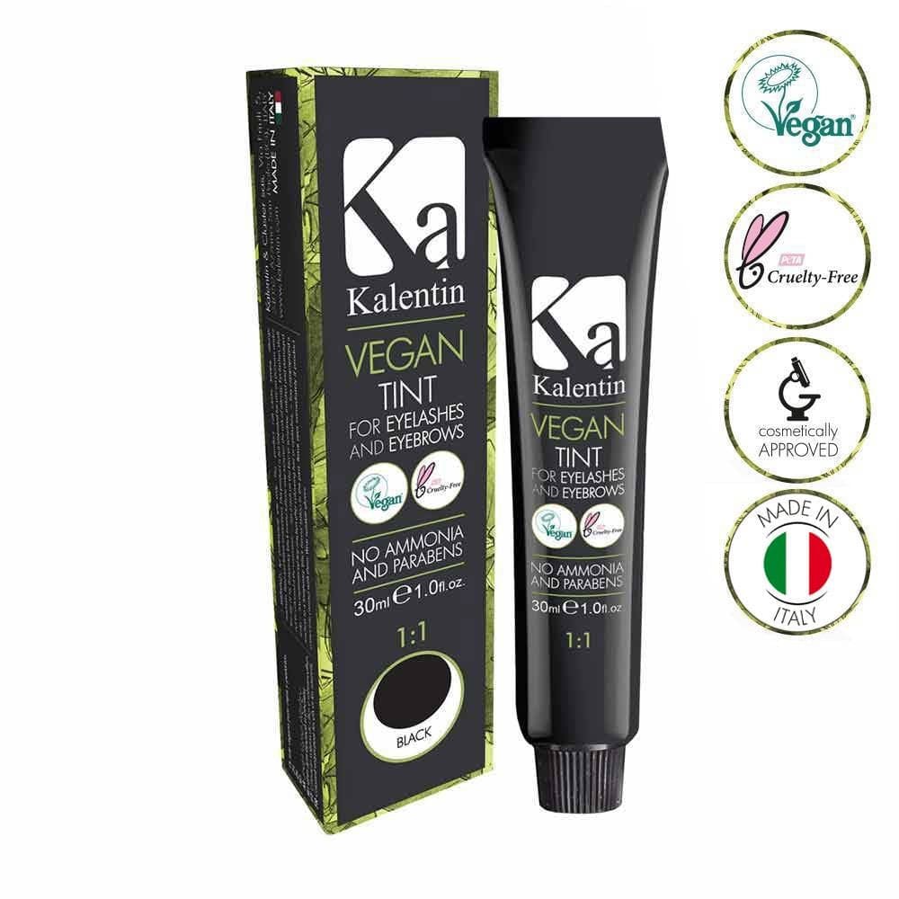 Kalentin Vegan Tint 30ml - Black Lashes & Brows - Kalentin - Luxe Pacifique