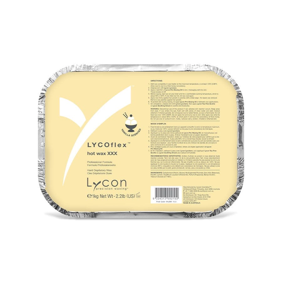 LYCOflex Vanilla Hot Wax 1kg Waxing - Lycon - Luxe Pacifique