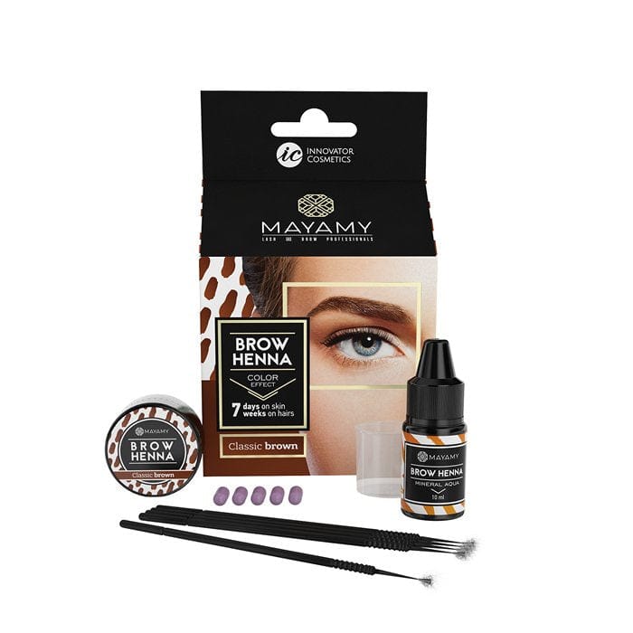 Mayamy Brow Henna Trial Set Classic Brown Lashes &amp; Brows - Mayamy - Luxe Pacifique