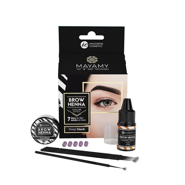 Mayamy Henna Home Deep Black Lashes &amp; Brows - Mayamy - Luxe Pacifique