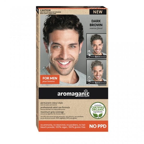 Men 3.0N Dark Brown (Natural) Hair - Aromaganic - Luxe Pacifique