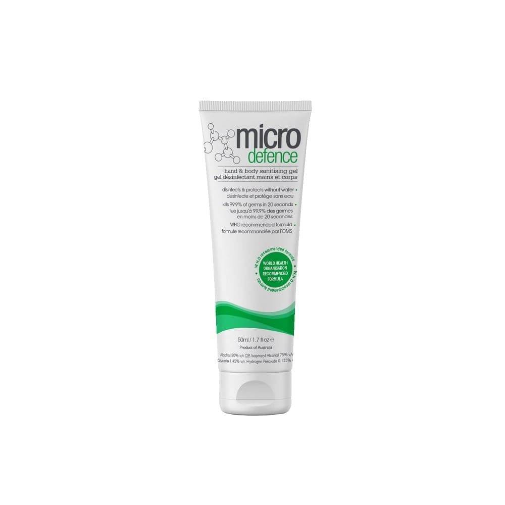 Micro Defence Hand &amp; Body Sanitising Gel 50ml Beauty - Caron Lab - Luxe Pacifique
