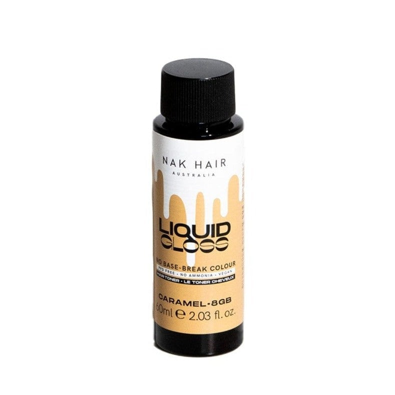 NAK Liquid Gloss Caramel - 8gb - 60ml Hair - Nak Hair - Luxe Pacifique