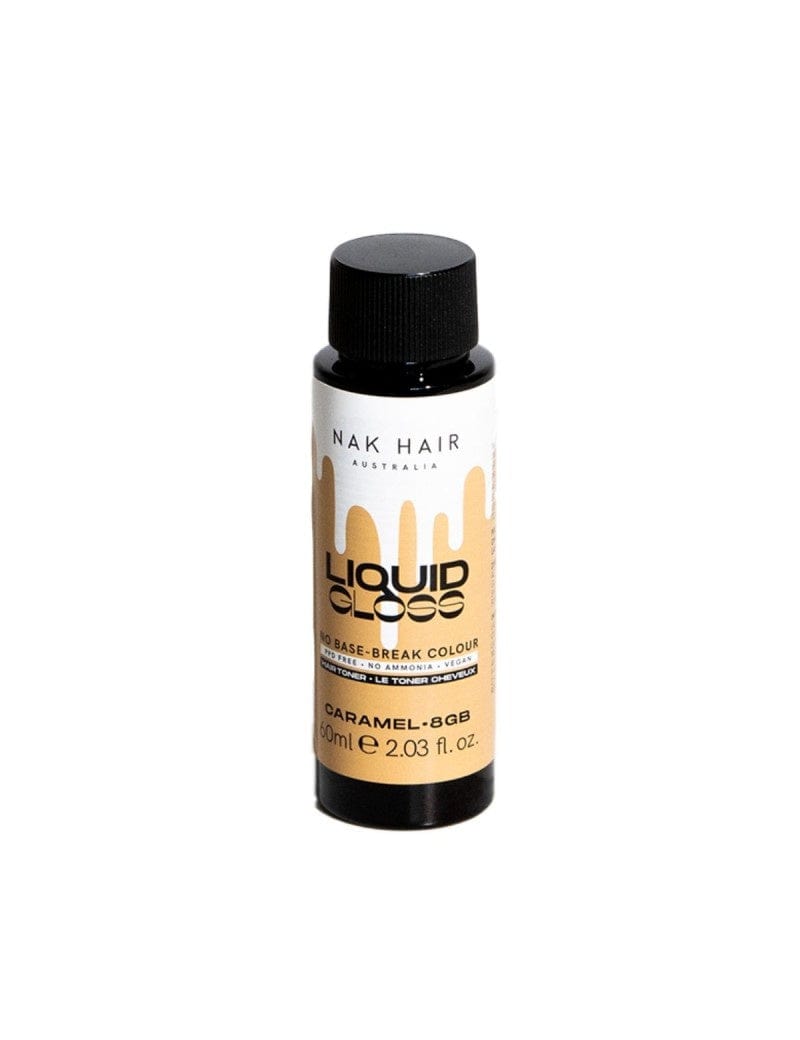 NAK Liquid Gloss Caramel - 8gb - 60ml Hair - Nak Hair - Luxe Pacifique