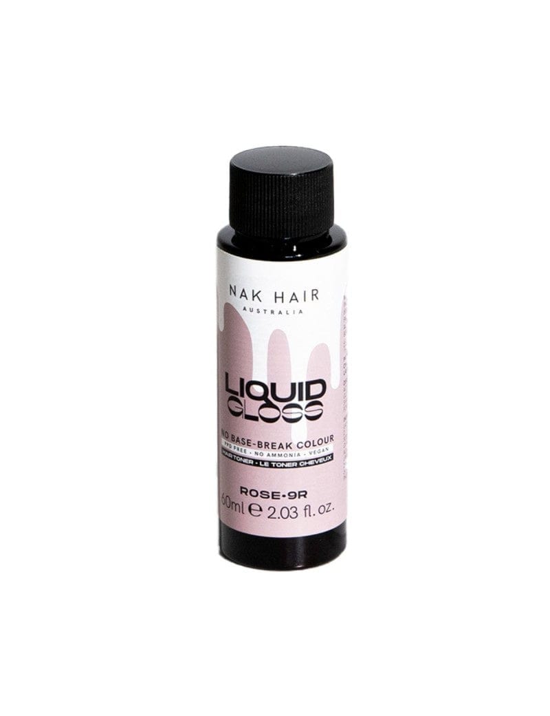 NAK Liquid Gloss Rose - 9r - 60ml Hair - Nak Hair - Luxe Pacifique