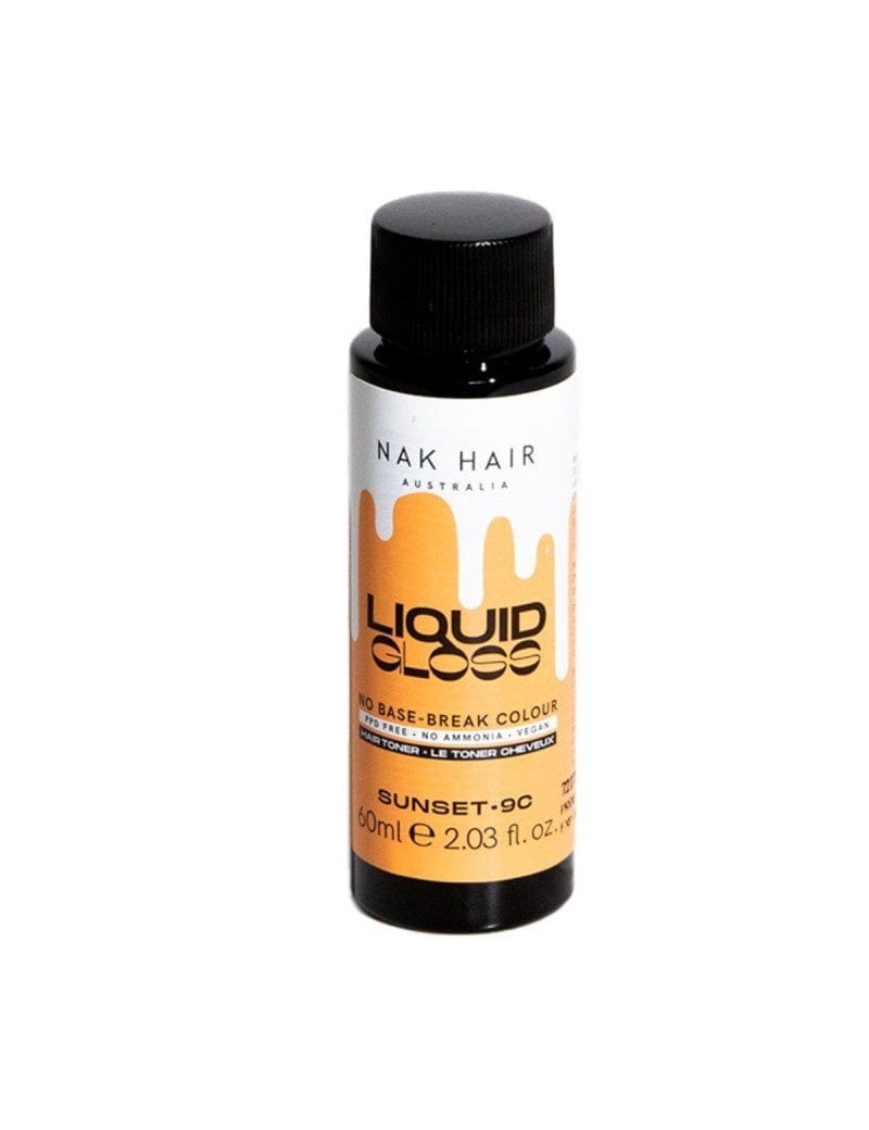 NAK Liquid Gloss Sunset - 9c - 60ml Hair - Nak Hair - Luxe Pacifique