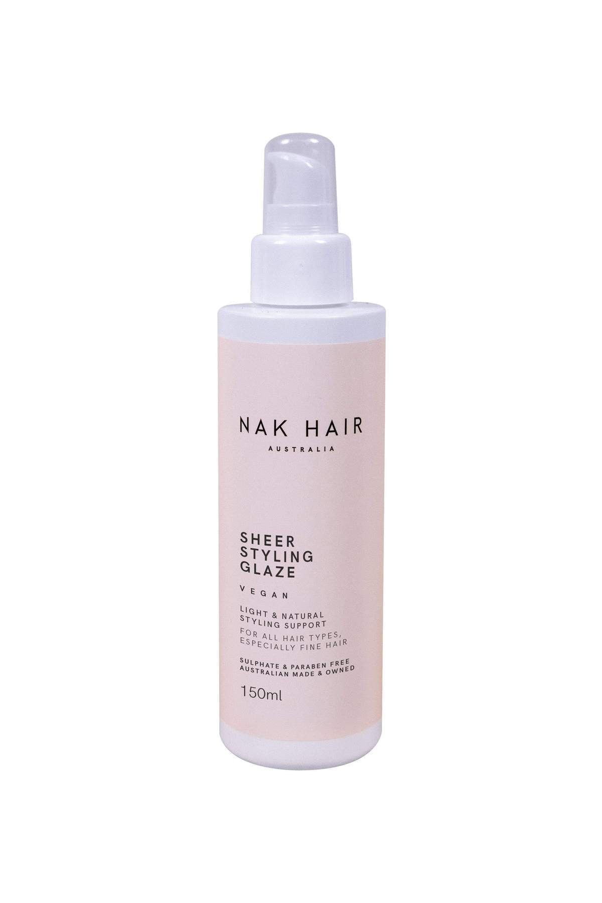 NAK Sheer Styling Glaze 150ml Hair - Nak Hair - Luxe Pacifique
