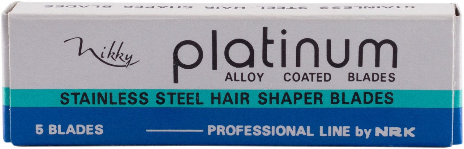 Nikky Platinum Hairdressing Razor Blades 5pk Barber - Dateline - Luxe Pacifique