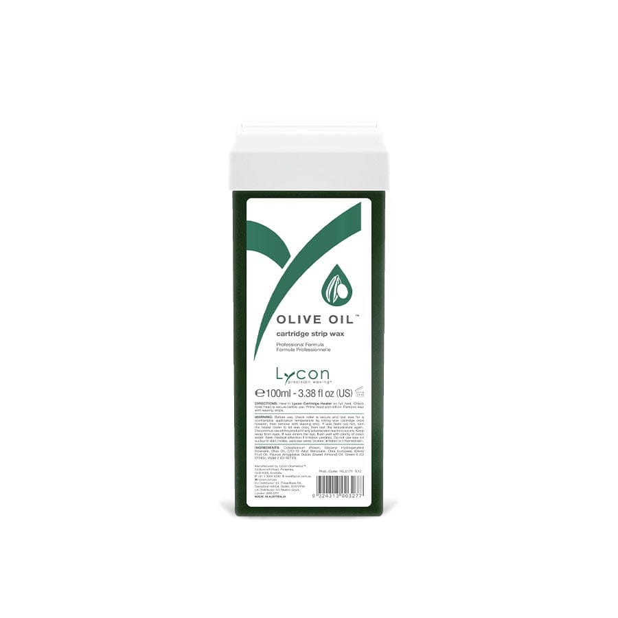 Olive Oil Cartridge Strip Wax 100ml Waxing - Lycon - Luxe Pacifique