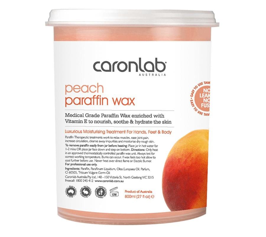 Paraffin Wax Peach 800ml Beauty - Caron Lab - Luxe Pacifique