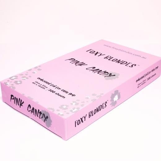 Pink Candy Flat Box - 500 Sheets Hair - Foxy Blondes - Luxe Pacifique