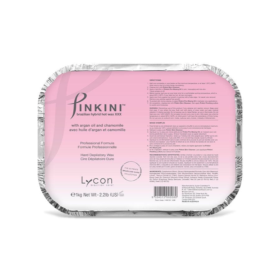 Pinkini Brazilian Hybrid Hot Wax 1kg Waxing - Lycon - Luxe Pacifique