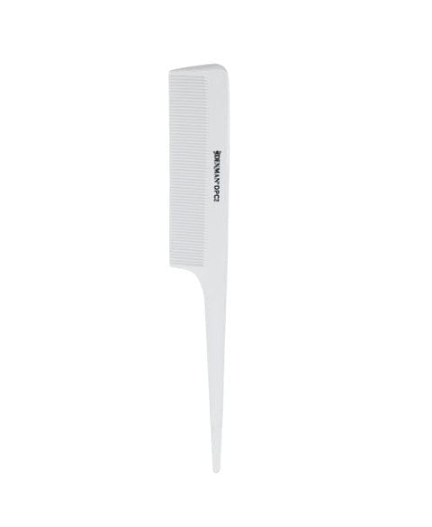 Precision Tail Comb White 205mm DPC2 Hair - Denman - Luxe Pacifique