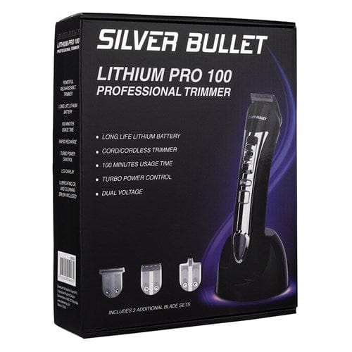 Silver Bullet Lithium PRO 100 Trimmer HAIR - Silver Bullet - Luxe Pacifique