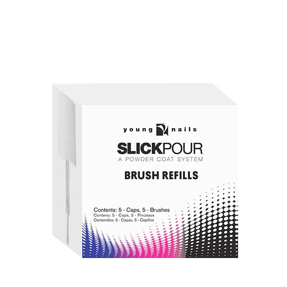 SlickPour Brush Refills 5pk Nails - Young Nails - Luxe Pacifique