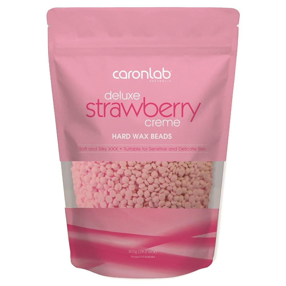 Strawberry Creme Hard Wax - Beads 800g Beauty - Caron Lab - Luxe Pacifique