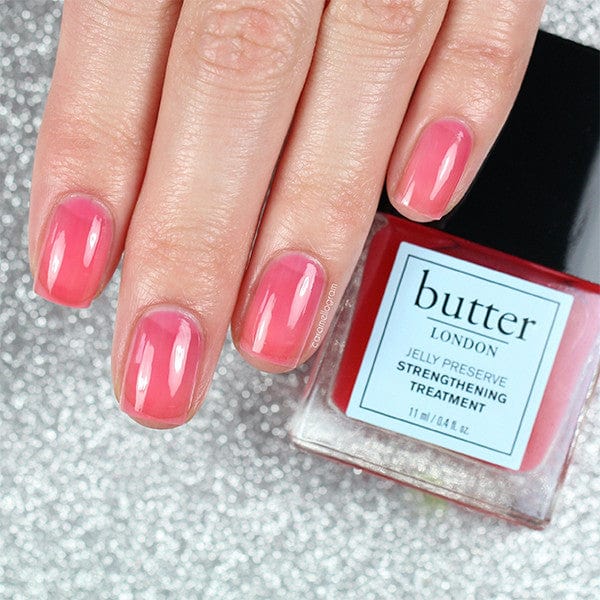 Strawberry Rhubarb Jelly Preserve Strengthening Treatment NAILS - BUTTER LONDON - Luxe Pacifique