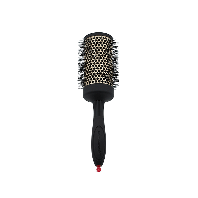 Thermoceramic Hot Curl Brush Black/Gold 53mm D64 Hair - Denman - Luxe Pacifique