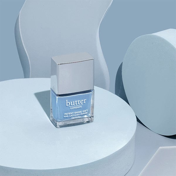 Waterloo Blue - Patent Shine 10X Nail Lacquer NAILS - BUTTER LONDON - Luxe Pacifique
